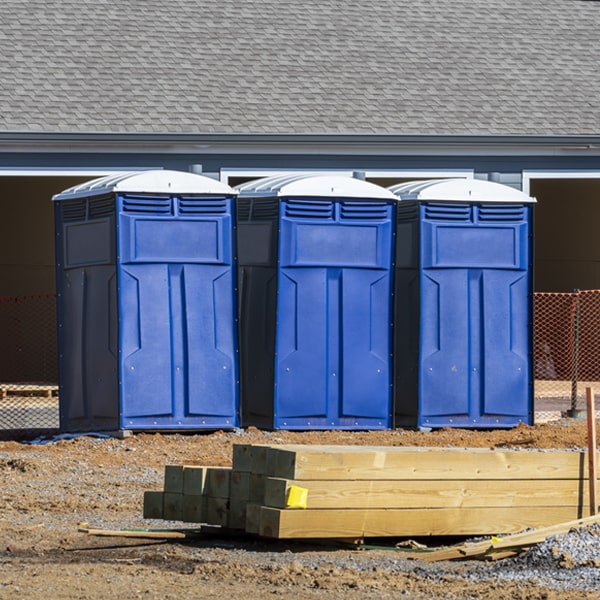 what is the maximum capacity for a single porta potty in Stamford NE